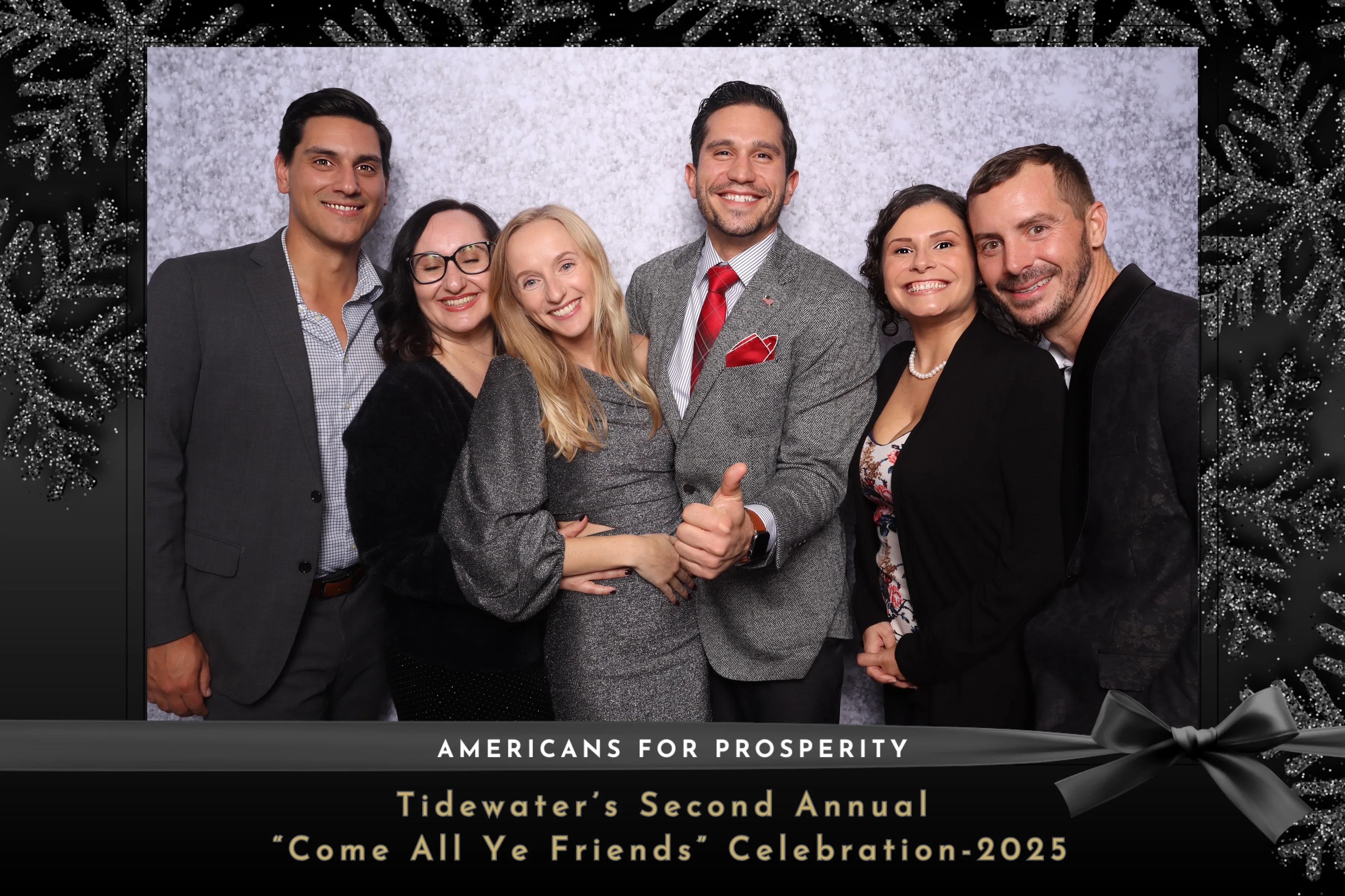 Americans for Prosperity annual gala photo booth Virginia Beach 2025 — formal fundraiser event group Hampton Roads