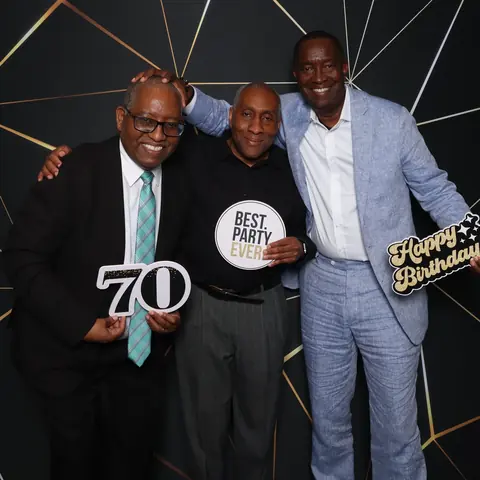 Anthony 70th birthday party photo booth Virginia Beach 2025