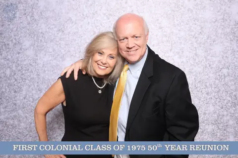 First Colonial Class of 1975 50th reunion photo booth