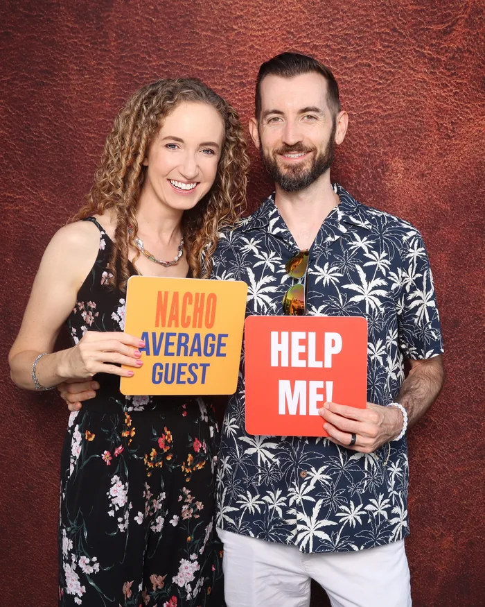 Nacho average guest photo booth Virginia Beach