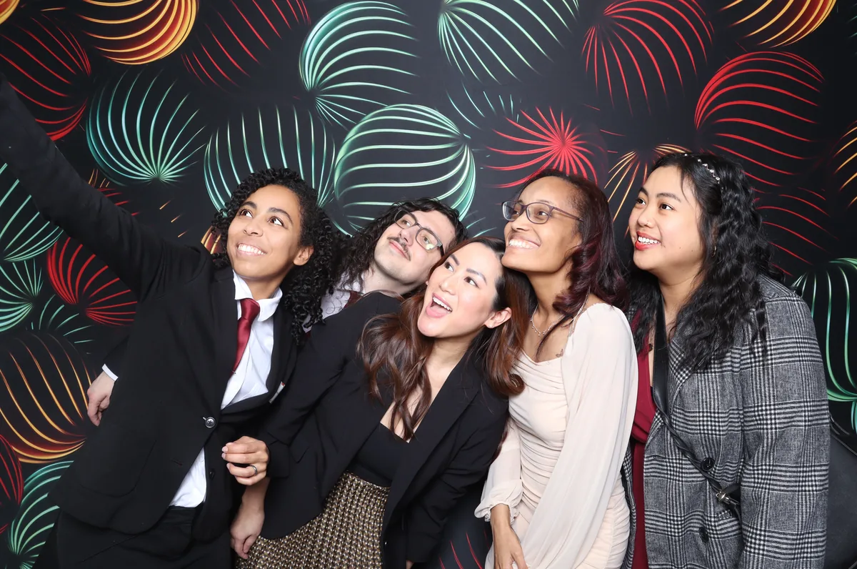 corporate holiday party photo booth rental Virginia Beach 2025