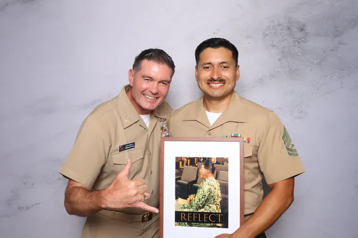 Portsmouth area Khaki Ball military photo booth 2025