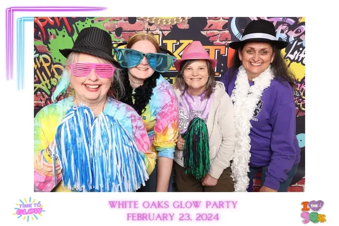 School glow party photo booth Virginia Beach 2024